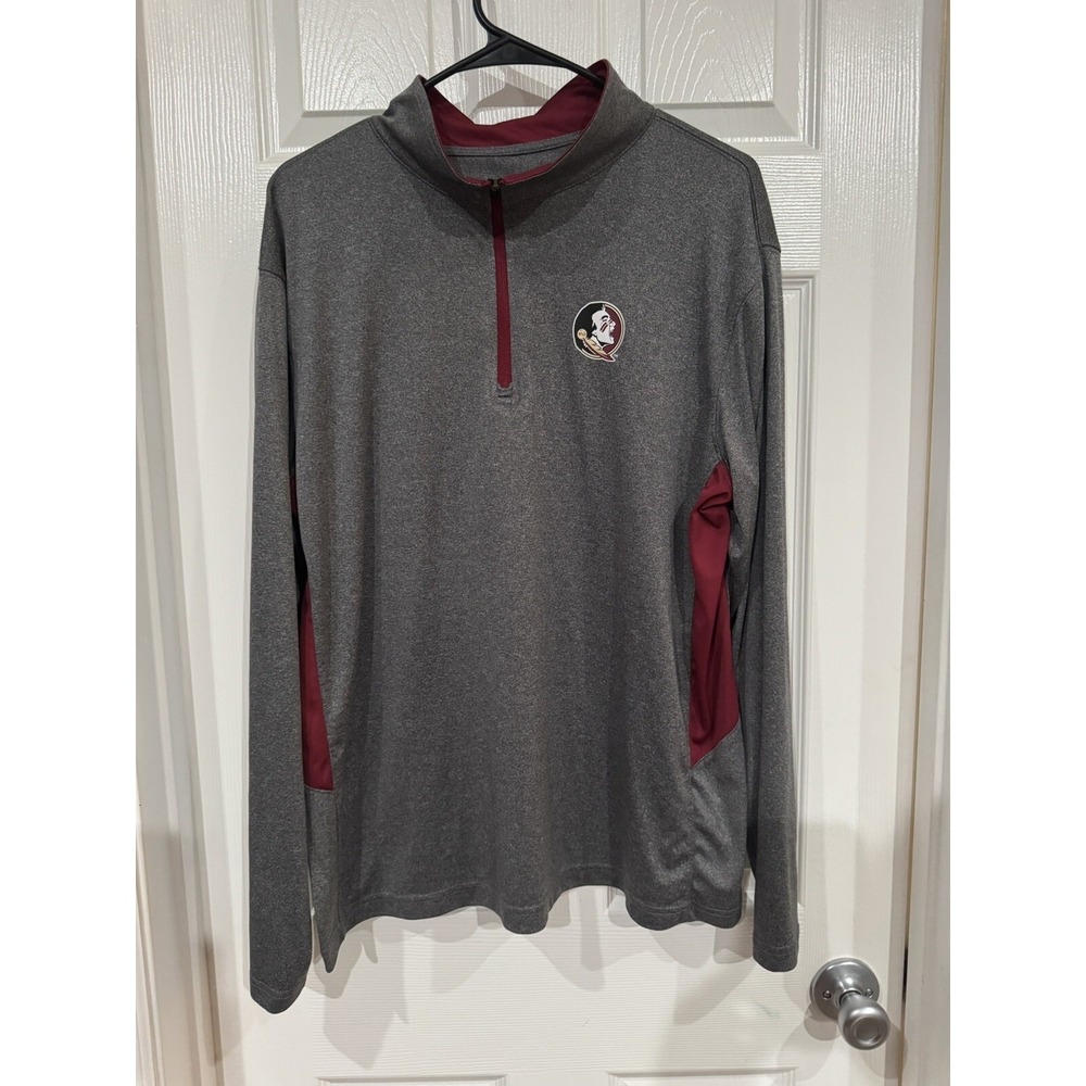 Florida State Seminoles Colosseum Woman's Pullover Long Sleeve Quarter Zip Large